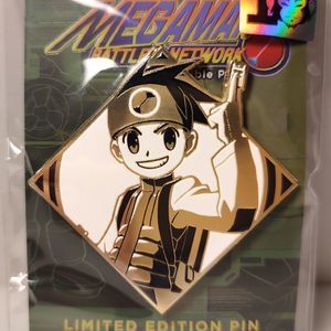 Mega Man Battle Network Lan Hikari Enamel Pin Official Capcom Collectible